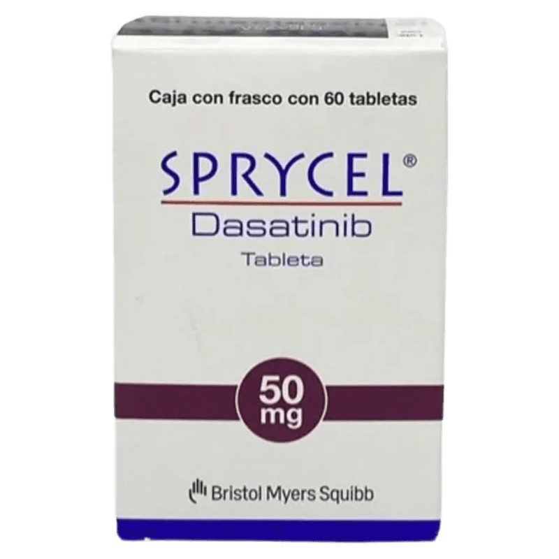SPRYCEL (DASATINIB) 50 MG FRASCO CON 60 TABLETAS LAB. BRISTOL-MYERS SQUIBB