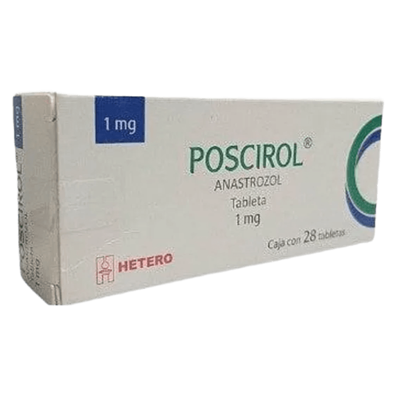 Poscirol 1 mg Anastrozol 28 Tabletas