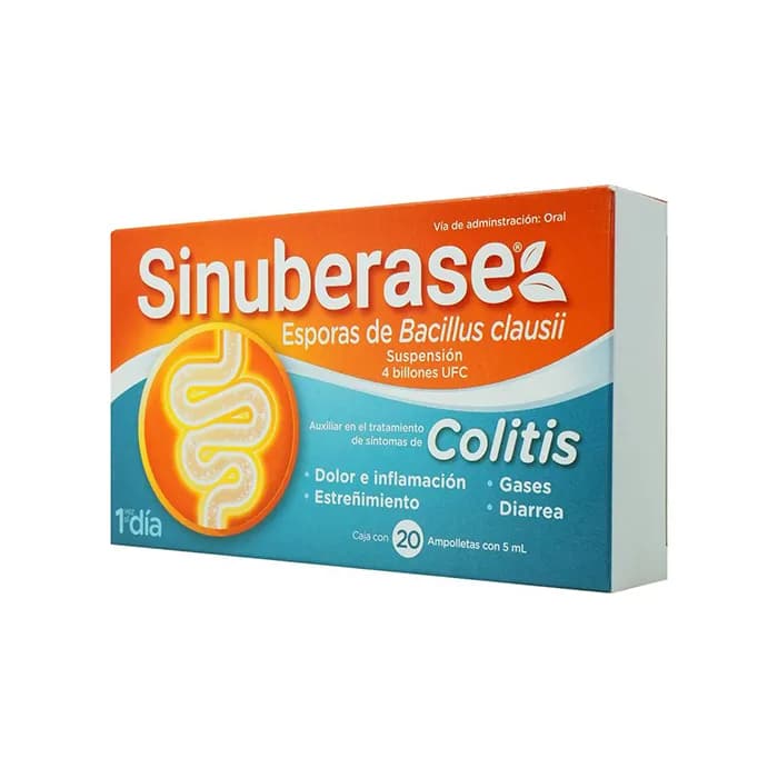 SINUBERASE 4 BILLONES UFC SUSP CAJA CON 20 AMP 5 ML LAB. SANOFI