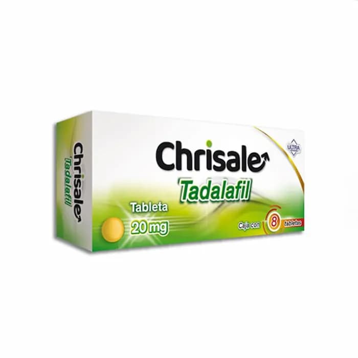 Chrisale Tadalafil 20 mg 8 tabletas