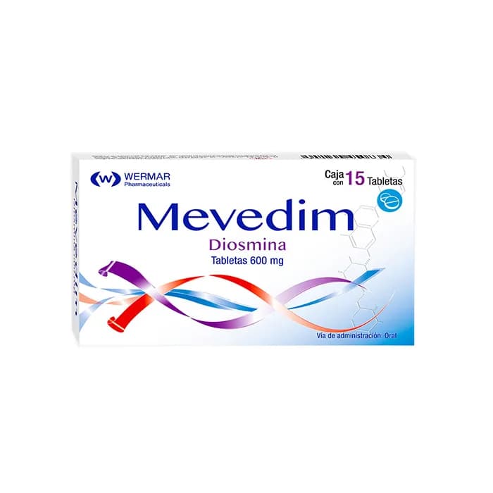 MEVEDIM Diosmina 15 TAB 600 MG