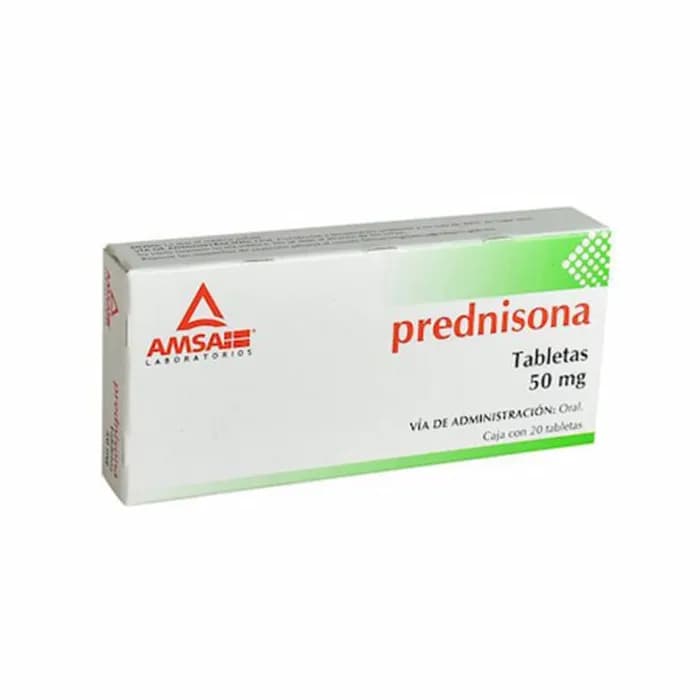 Prednisona 5 mg 20 tabletas