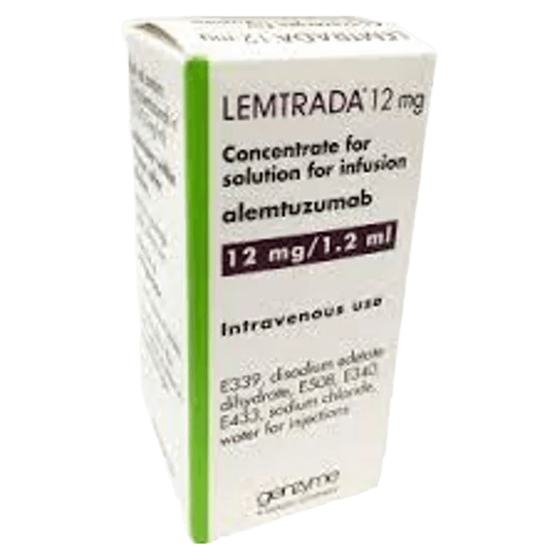 LEMTRADA ALEMTUZUMAB 12 MG / 1.2 ML CAJA CON 1 FRASCO ÁMPULA