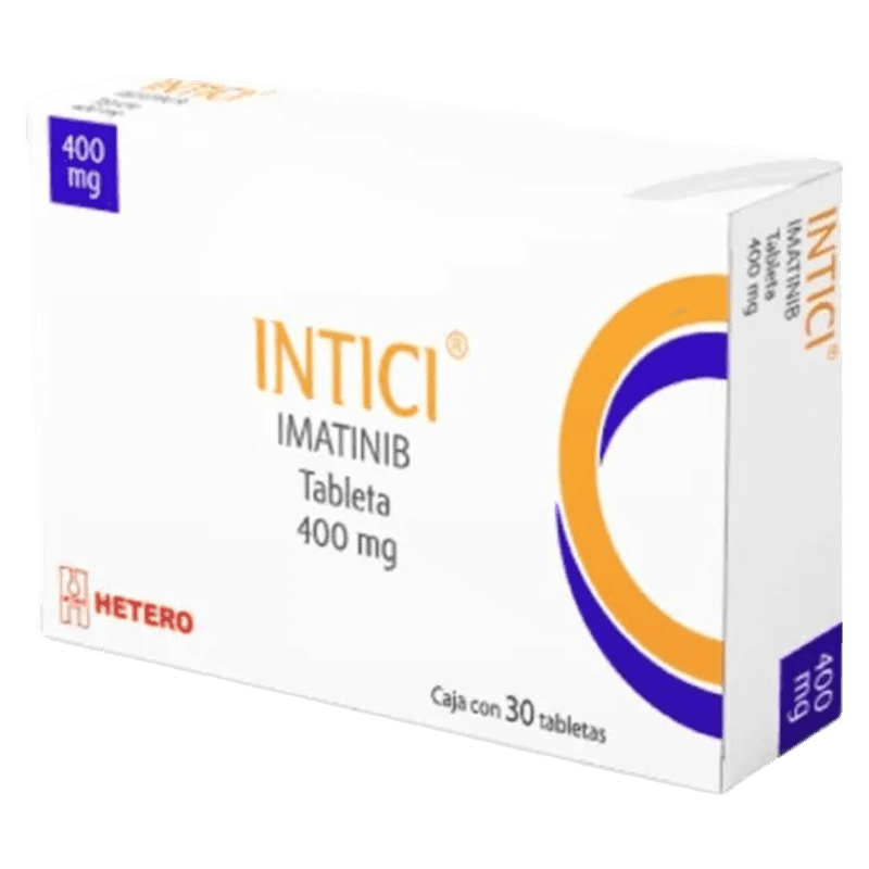 INTICI IMATINIB 400 MG CAJA CON 30 TABLETAS LAB. HETERO