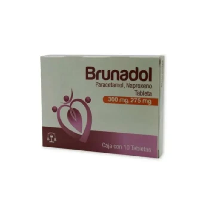 BRUNADOL 10 TAB 275/300 MG