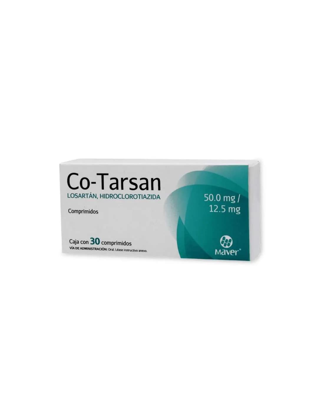 CO-TARSAN 30 TAB 50/12.5 MG