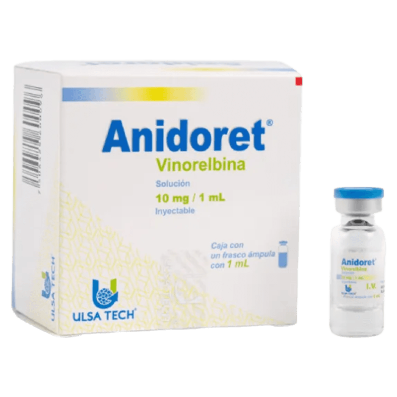 ANIDORET VINORELBINA 10 MG / 1 ML