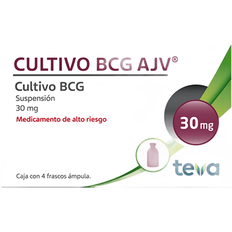 Cultivo BCG AJV 30 mg 4 frascos ámpula