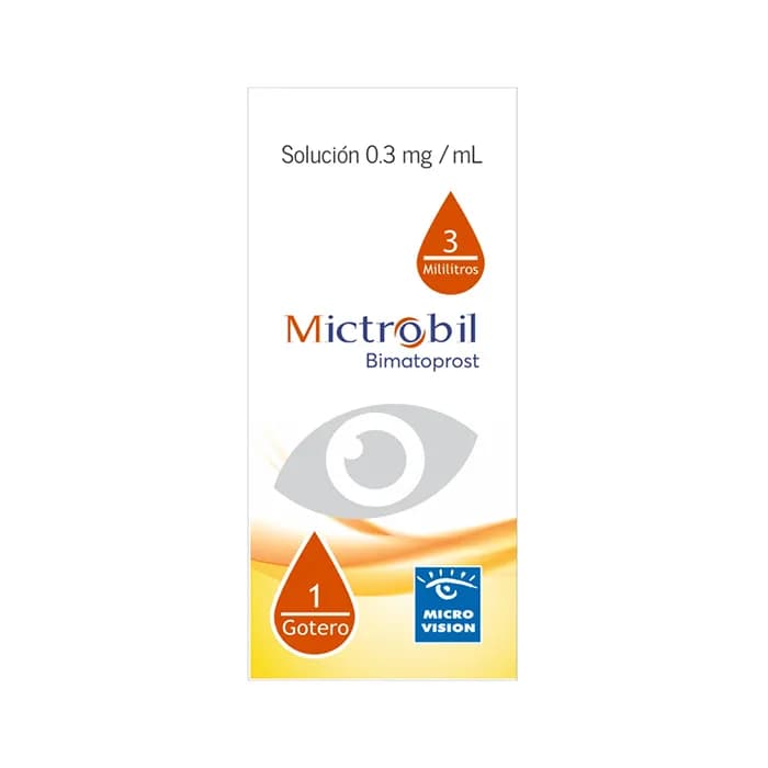 Mictrobil Bimatoprost 0.3 Mg Solución 3 Ml Genérico Microgrp