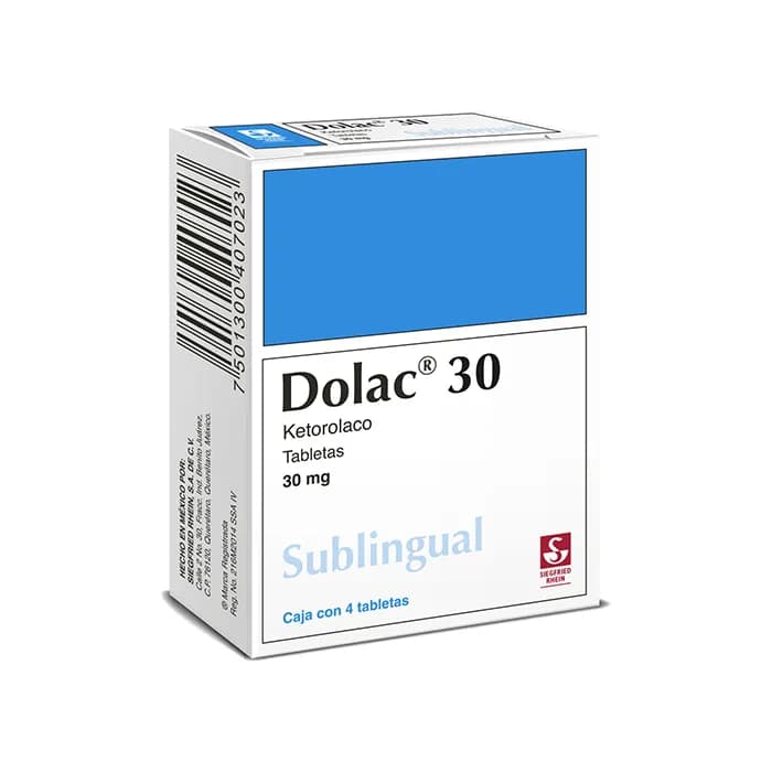 DOLAC 30MG SUBLTAB C4