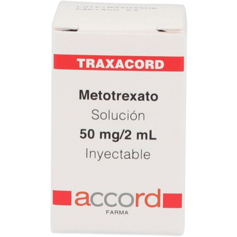 Traxacord Metotrexato 50 mg/2 mL Inyectable