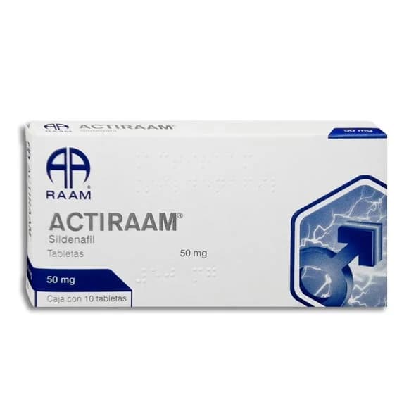 ACTIRAAM 10 TAB 50 MG SILDENAFIL