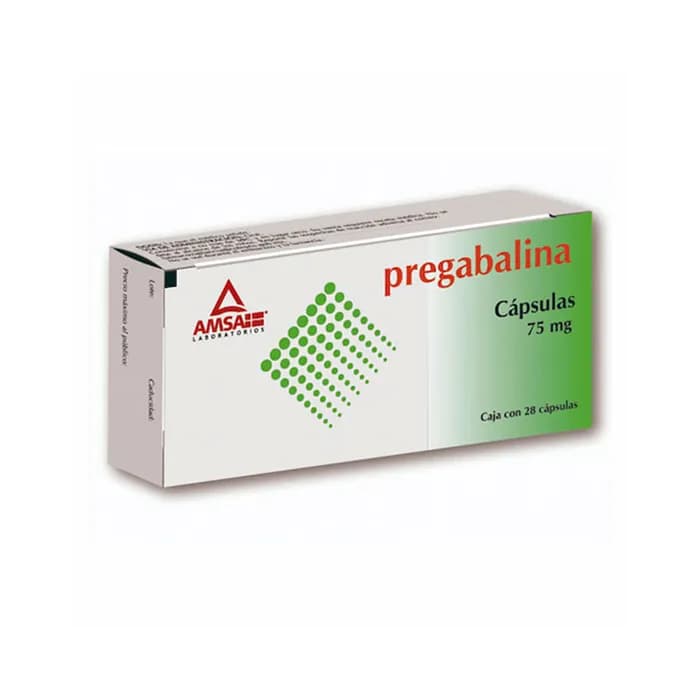 PREGABALINA 28 CAPS 75 MG