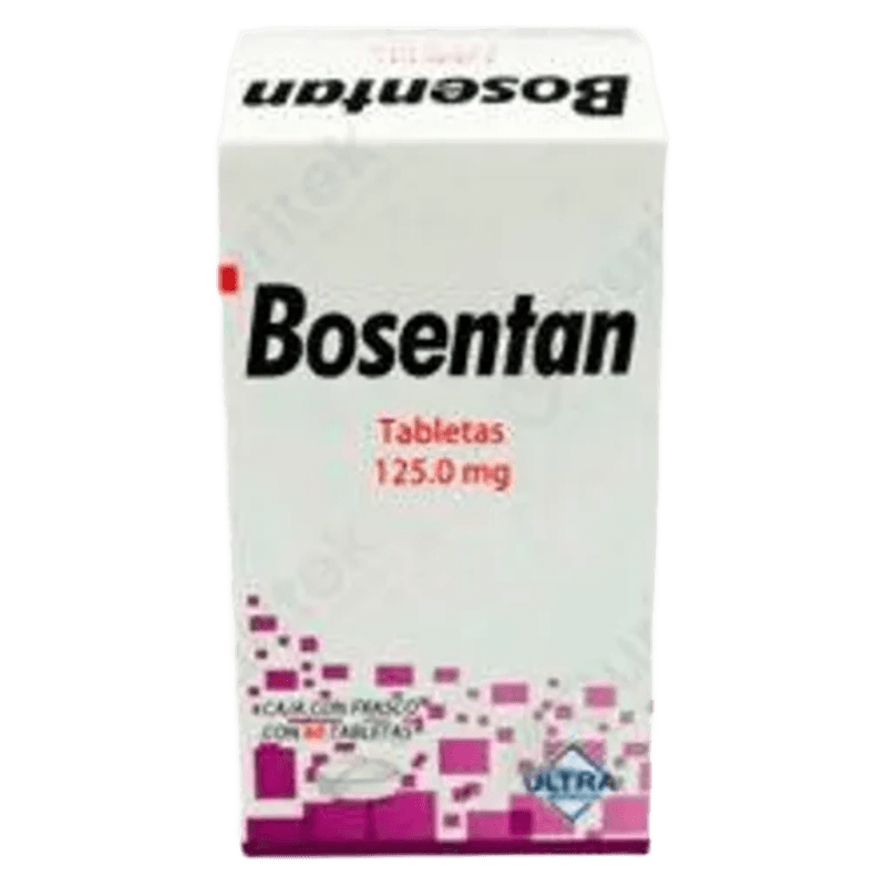 BOSENTAN 125 MG CAJA CON 60 TABLETAS LABORATORIO ULTRA