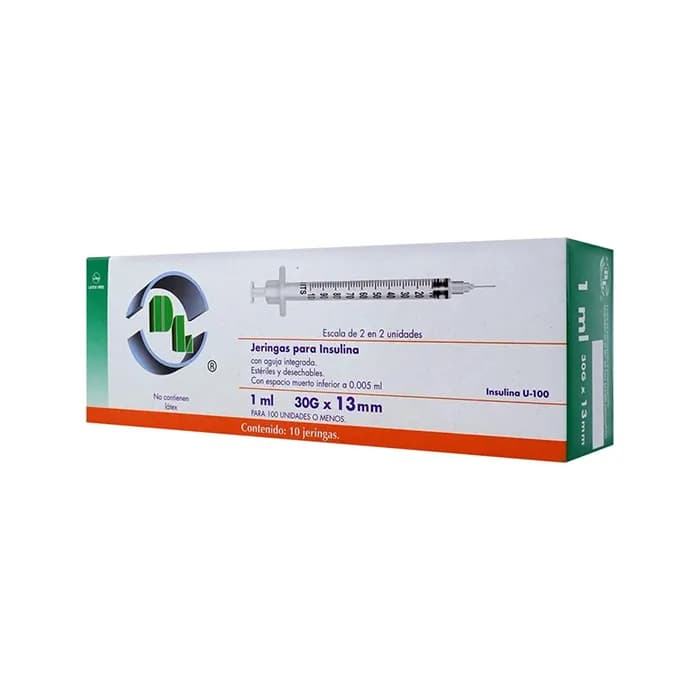 JERINGA DL 1 ML 30X13MM C10