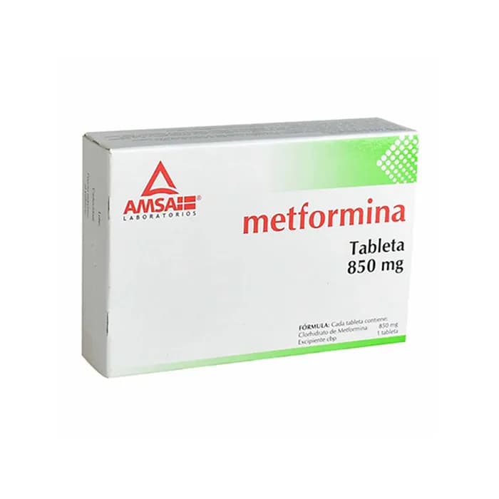 Metformina 850 mg 30 Tabletas