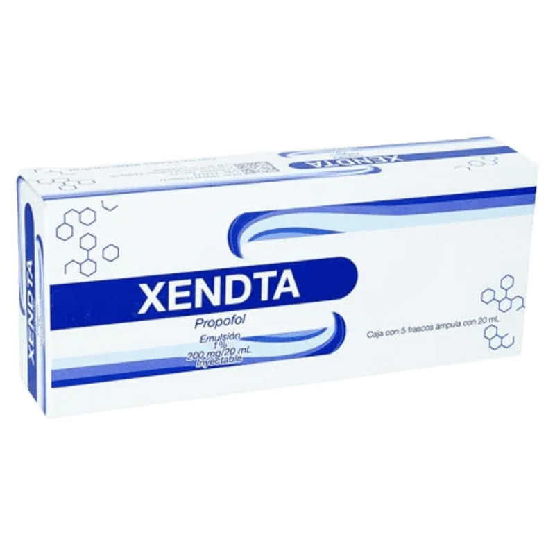 PROPOFOL XENDTA  200 MG / 20 ML 5 FRASCOS AMP.