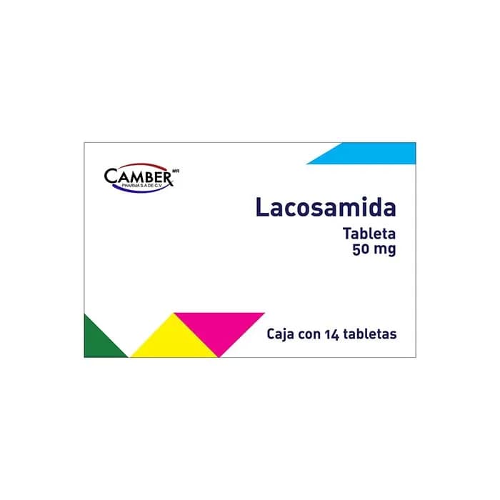 GE LACOSAMIDA CAMBER 50MG 14 TAB