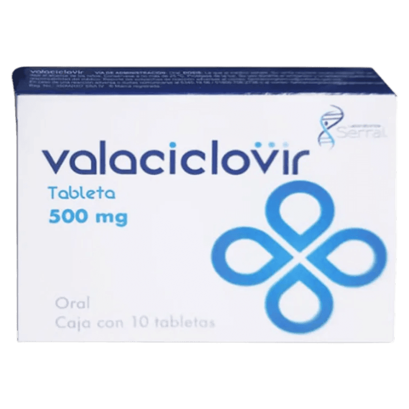 VALACICLOVIR 10 TAB 500 MG