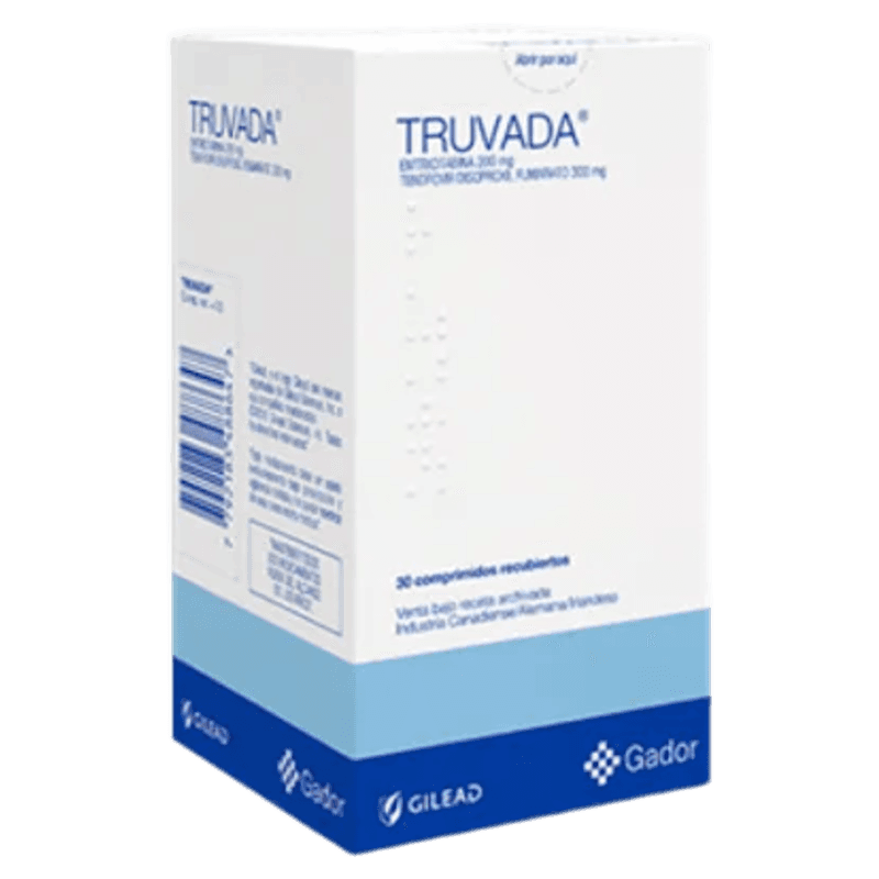 TRUVADA EMTRICITABINA TENOFOVIR 300 MG /200 MG FRASCO CON 30 TABLETAS LAB. GILEAD STENDHAL
