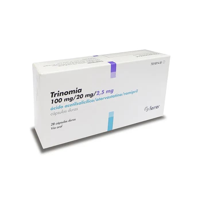 Trinomia 100/20/5 Mg 28 Cápsulas