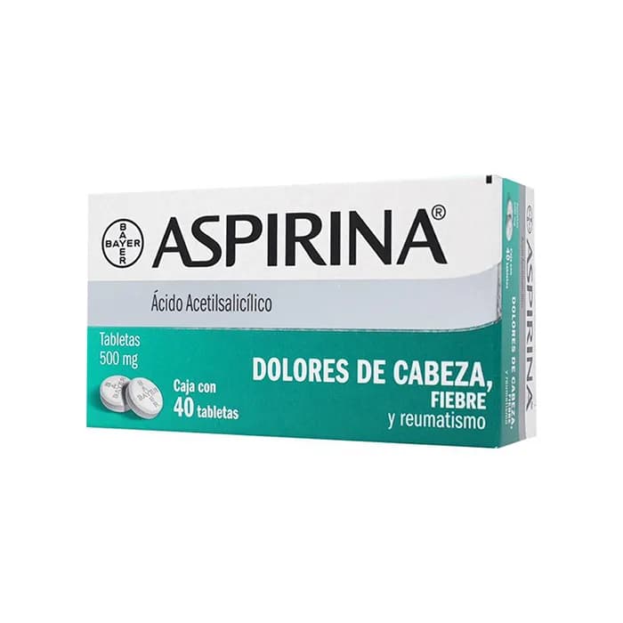 ASPIRINA AD 40 TAB 500 MG