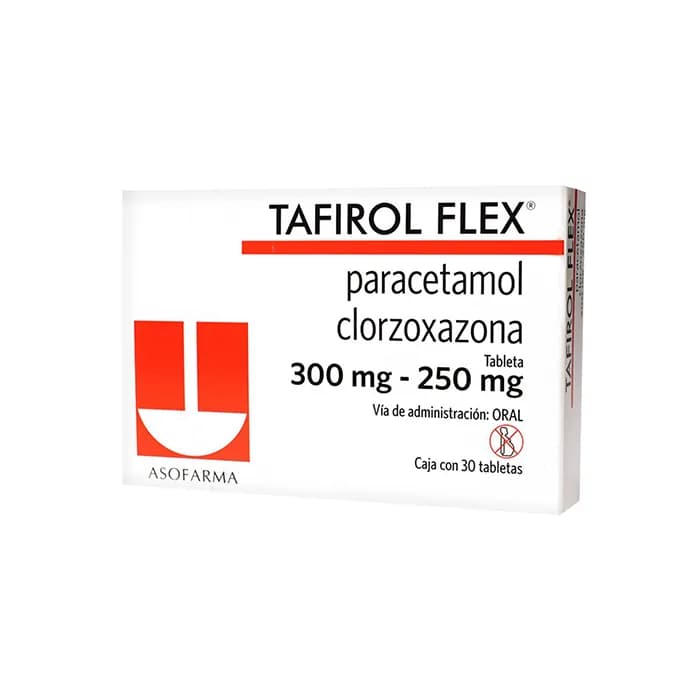 Tafirol Flex 300/250 Mg 30 Tabletas