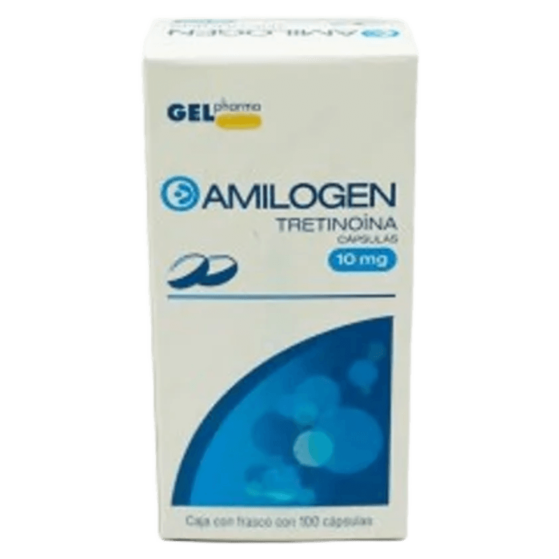 AMILOGEN TRETINOÍNA 10 MG 100 CÁPSULAS