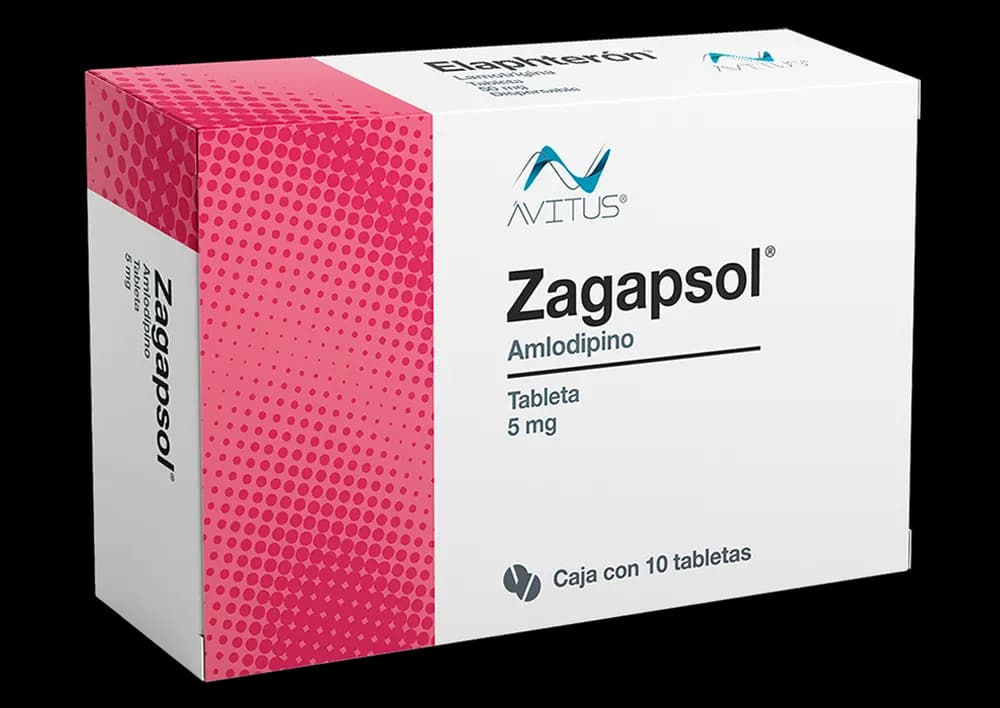 ZAGAPSOL 10 TAB 5 MG AMLODIPINO
