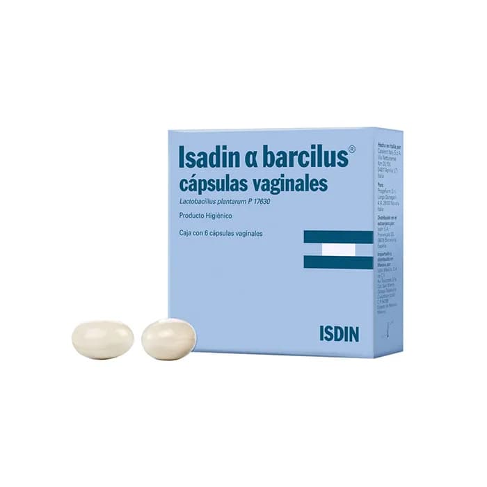 ISADIN A BARCILUS VAGINALES (R) 6 CAP
