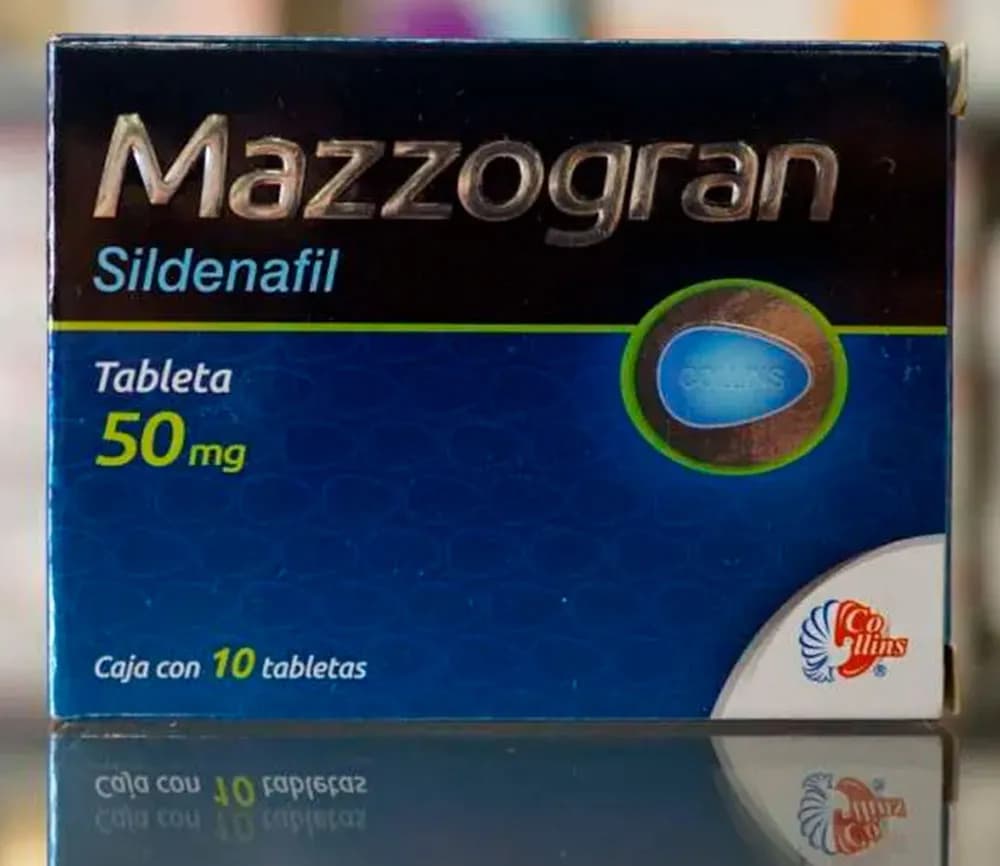 MAZZOGRAN SILDENAFIL 50 MG CAJA CON 10 TABLETAS
