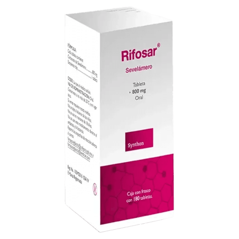 RIFOSAR SEVELAMERO 800MG 180TAB