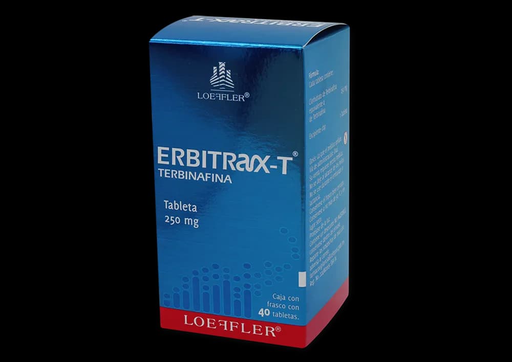 ERBITRAX – T Terbinafina 250 mg 40 Tabletas