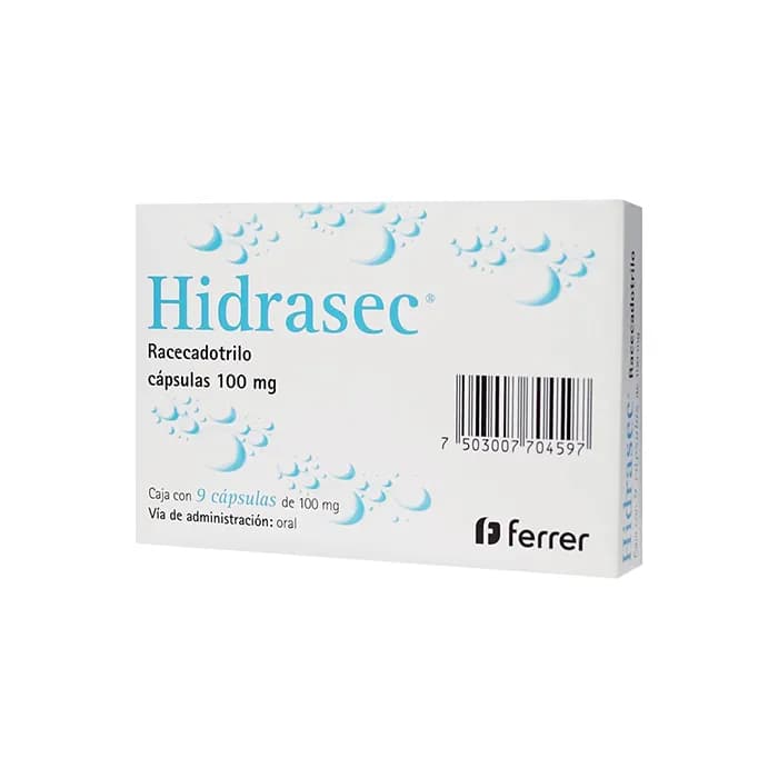 HIDRASEC 100MG CAP C9