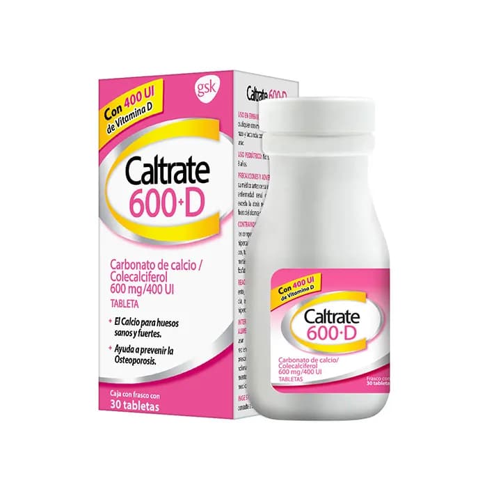 CALTRATE 600+D 600MG/400UI 30TAB