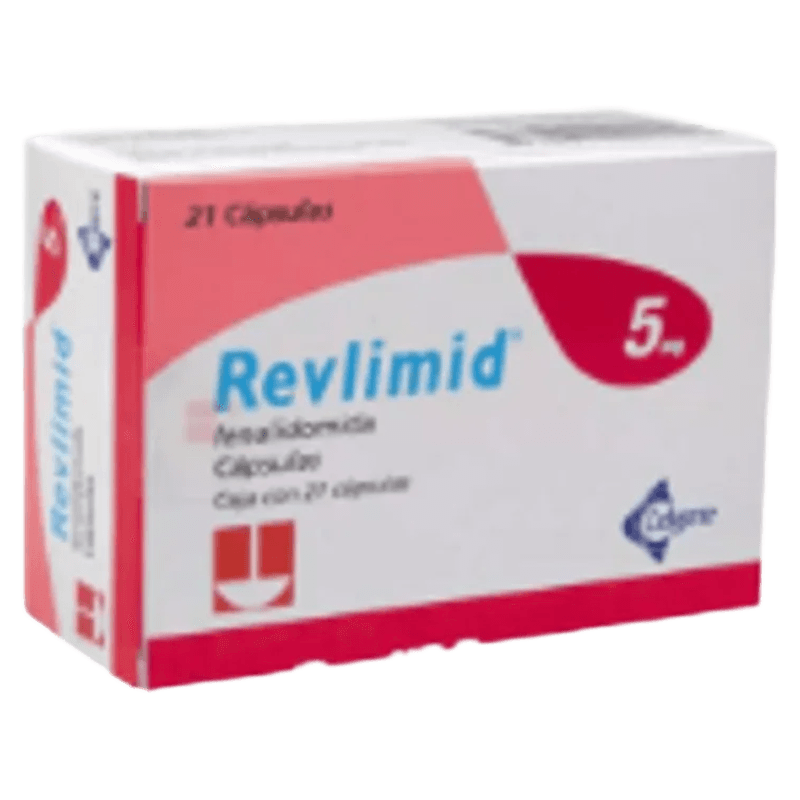 REVLIMID LENALIDOMIDA 5 MG CAJA CON 21 CÁPSULAS LAB CELGENE