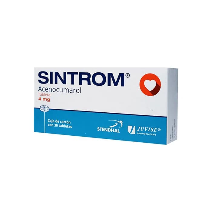 SINTROM ACENOCOUMAROL 4MG CPR 30 TABLETAS