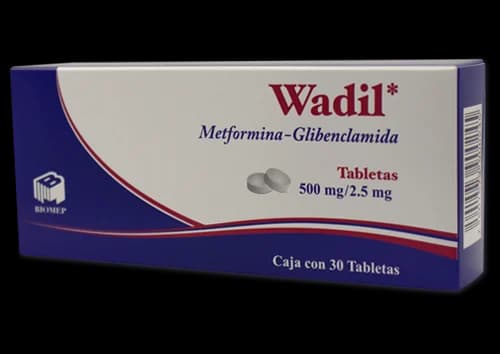Wadil 500 mg/2.5 mg 30 Tabletas