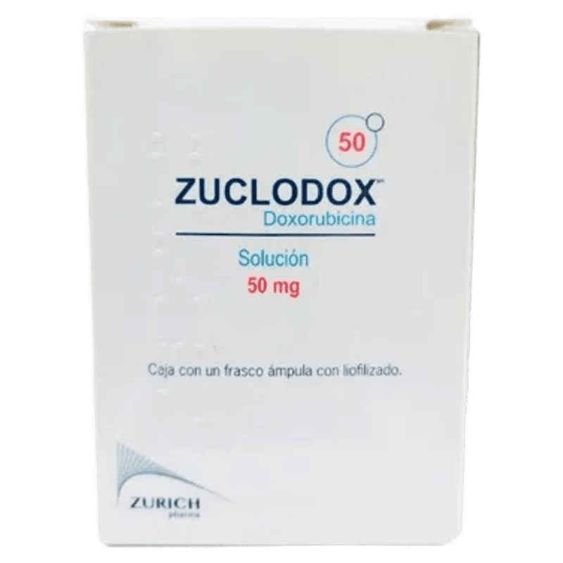 Zuclodox 50 mg Doxorubicina