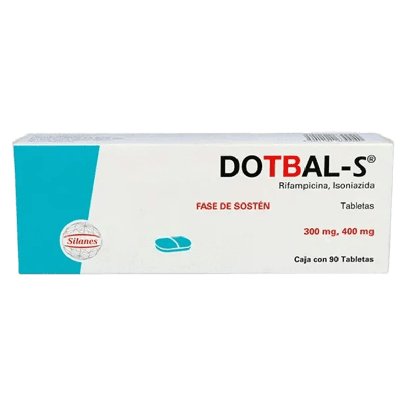 Dotbal S 300 mg / 400 mg Rifampicina Isoniazida 90 tabletas