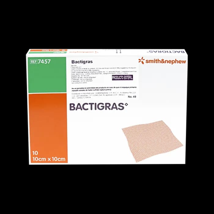 BACTIGRAS 10X10CM CJA C/1