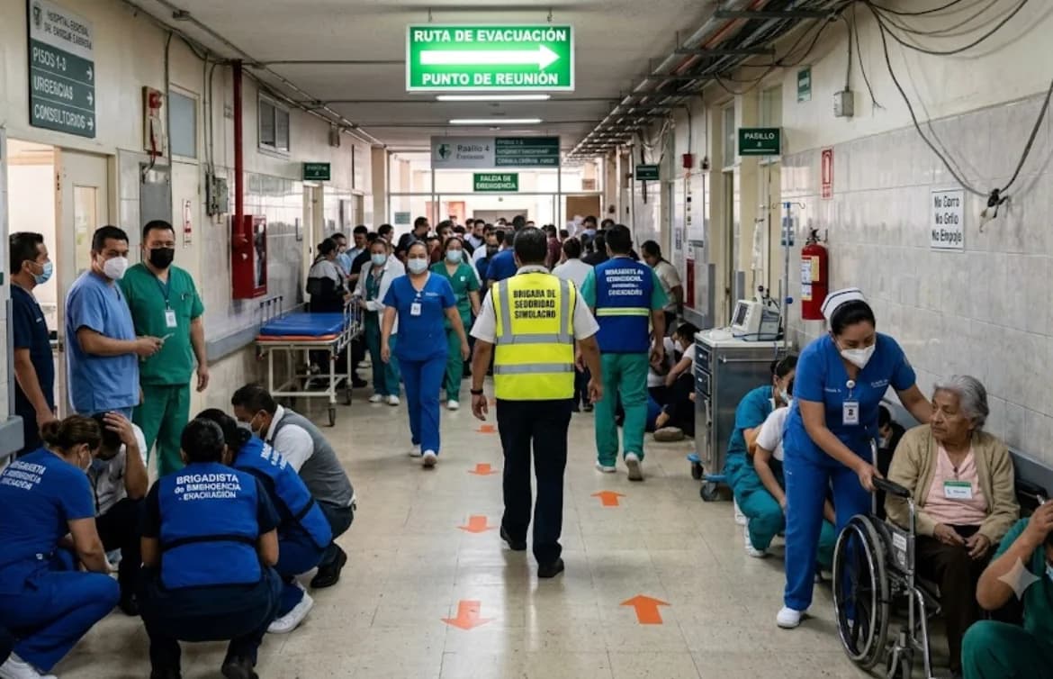 Qué hacer si un terremoto te sorprende internado en el hospital