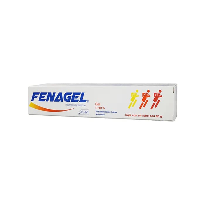 FENAGEL DICLOFENACO - DIETILAMONIO GEL 60G 1.16 %
