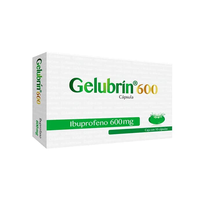 GELUBRIN 10 CAPS 600 MG