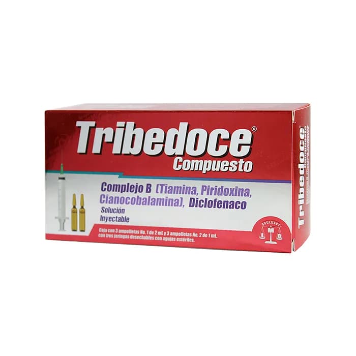 TRIBEDOCE COMPUEST 3 AMP 100/100/5/75 MG