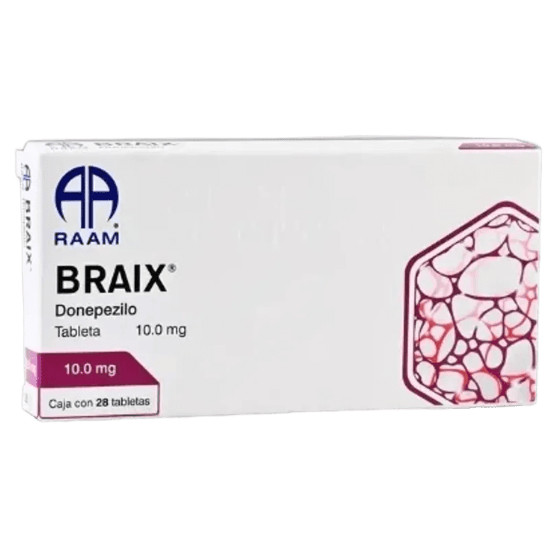 BRAIX 28 TAB 10 MG DONEPEZILO