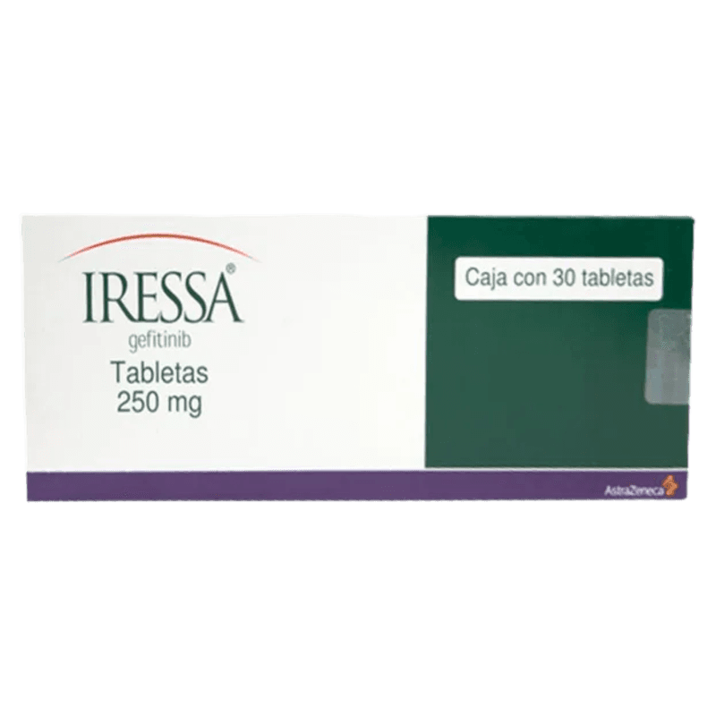 IRESSA (GEFITINIB) 250 MG CAJA CON 30 TABLETAS LAB. ASTRAZENECA