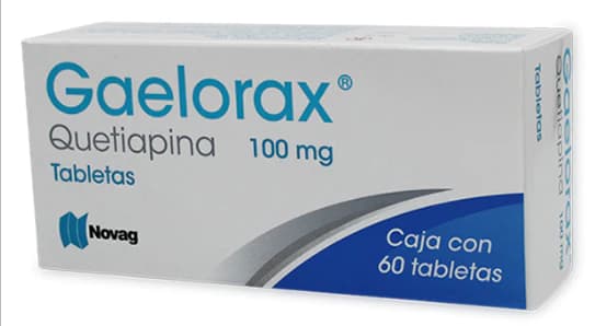 Gaelorax Quetiapina 100 Mg 60 Tabletas Genérico Novag Inf