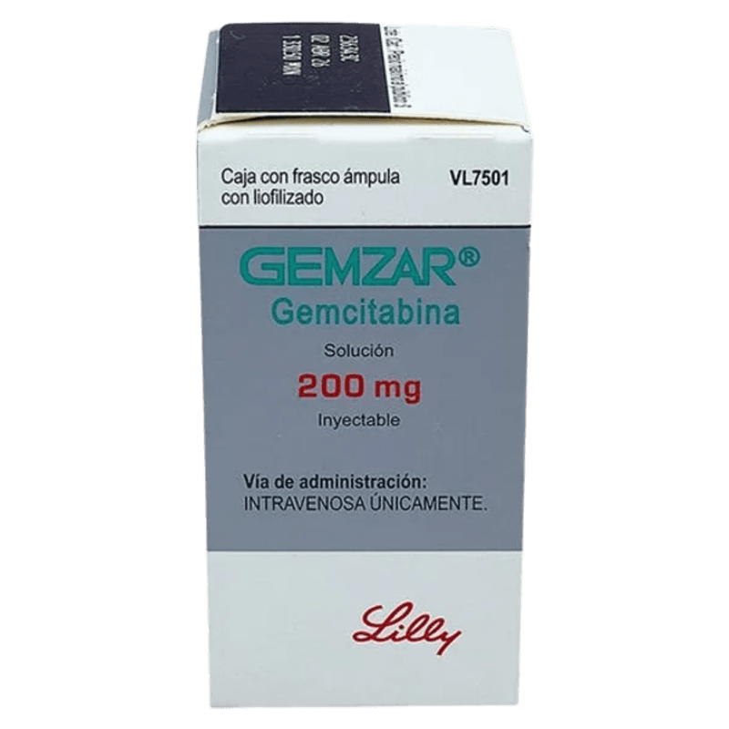 GEMZAR (GEMCITABINA) 200 MG SOL INY 1 FAM LIOFILIZADO LAB ELI LILLY