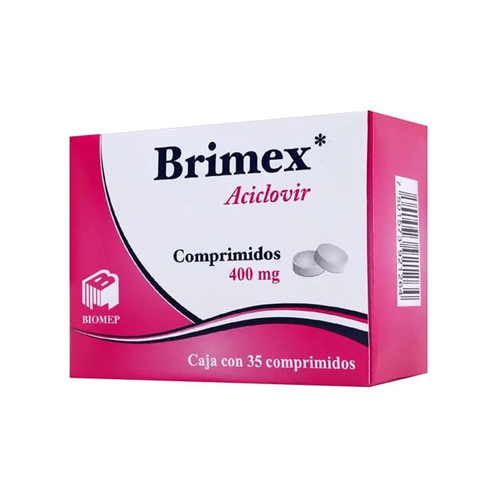 BRIMEX ACICLOVIR 35 COMP 400 MG